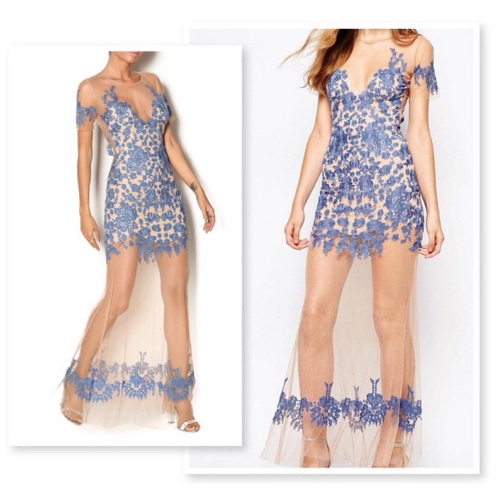 For Love and Lemons Luau Maxi Dress Small